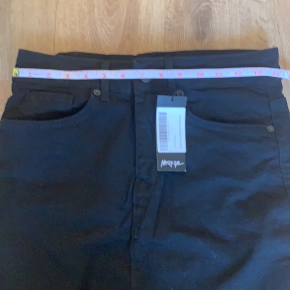 Nasty Gal-size 2-black denim mini shirt new with tags - Picture 9 of 13